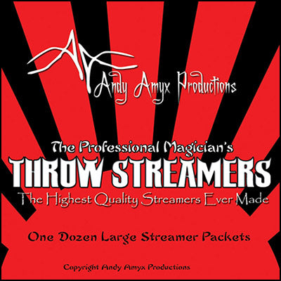 Throw Streamers WHITE( 1dozen=1 unit)
