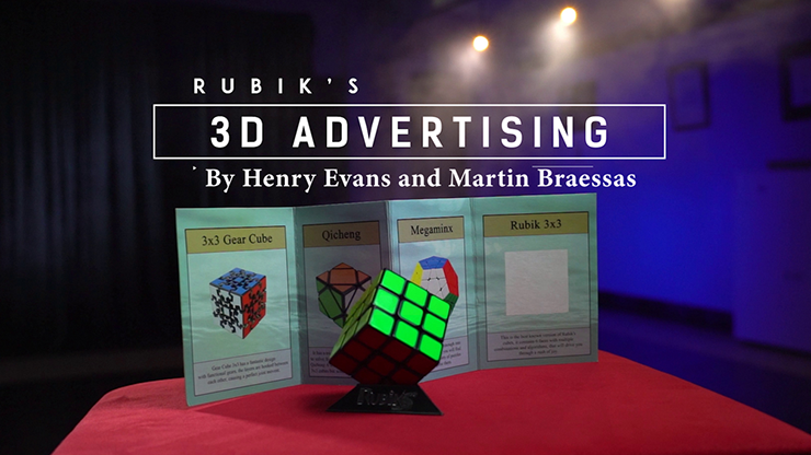 Rubik's Cube 3D Advertising - Henry Evans and Martin Braessas - The Online Magic Store
