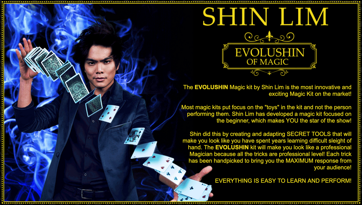 Shin Lim's EVOLUSHIN Magic Kit - Shin Lim - The Online Magic Store