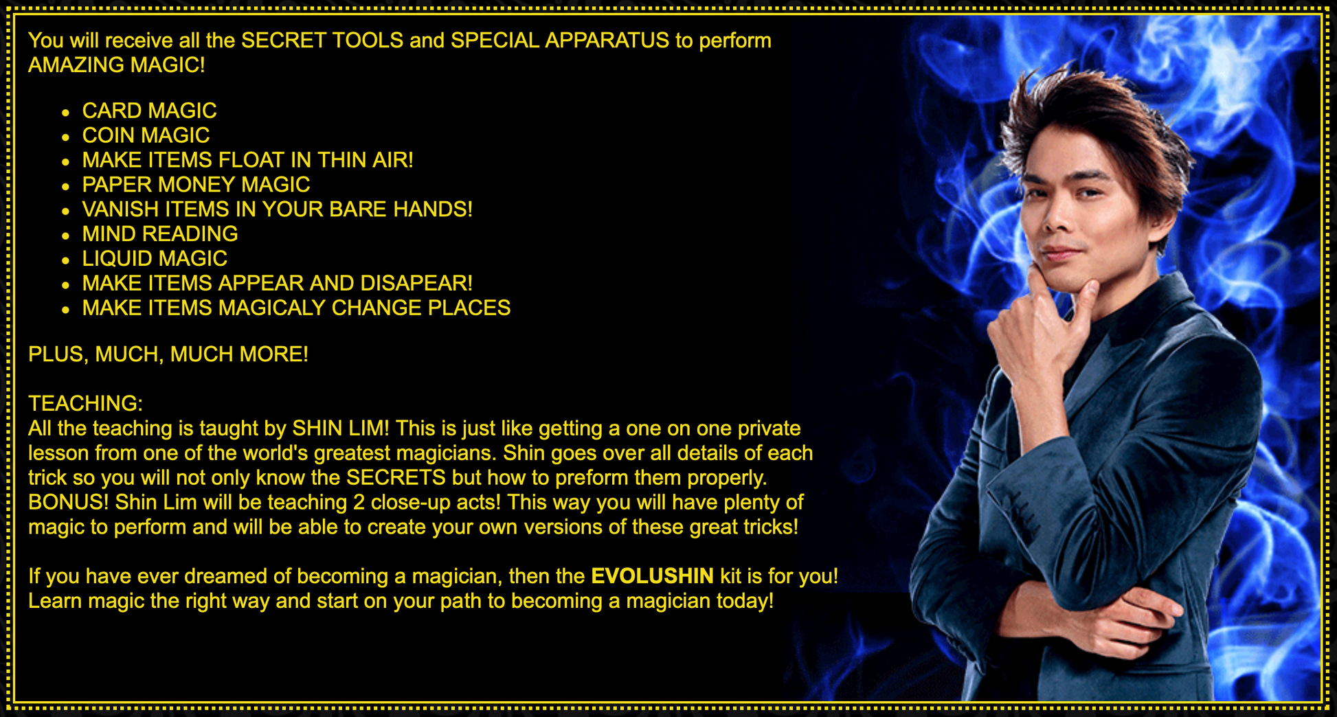 Shin Lim's EVOLUSHIN Magic Kit - Shin Lim - The Online Magic Store