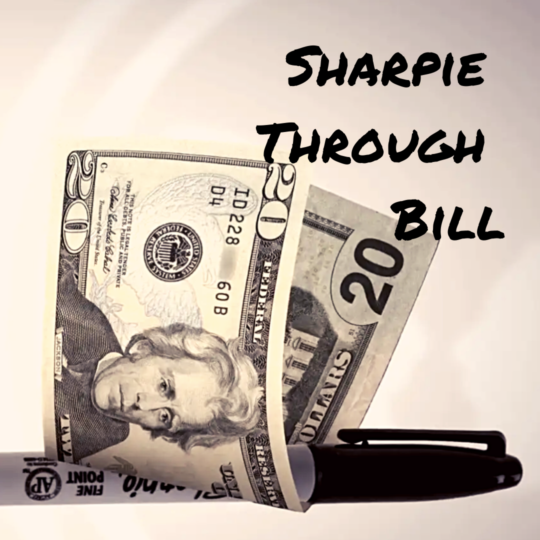 Sharpie Through Bill – The Online Magic Store