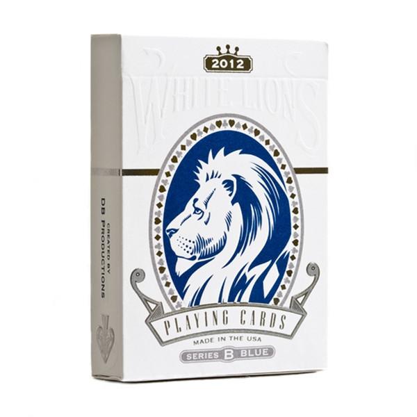 White Lion Playing Card Series B Blue - David Blaine