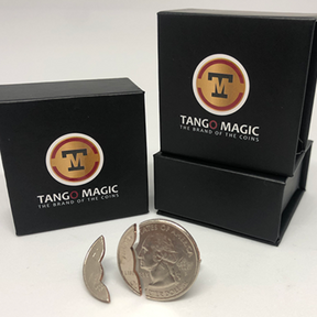 Bite Coin - US Quarter (Internal With Extra Piece) - Tango - The Online Magic Store