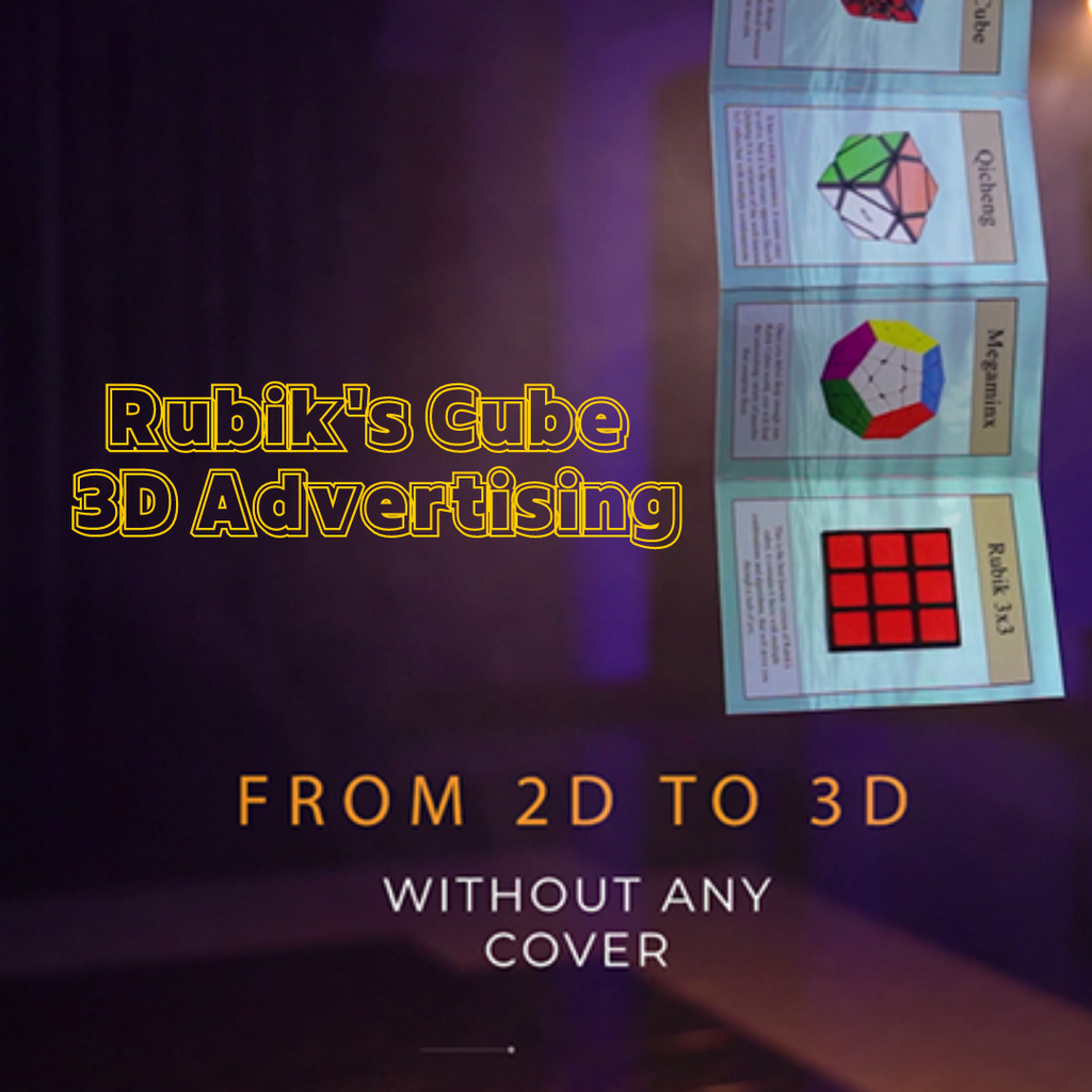 Rubik's Cube 3D Advertising