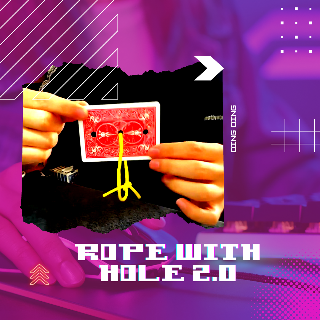 Rope with hole 2.0 - Ding Ding - The Online Magic Store