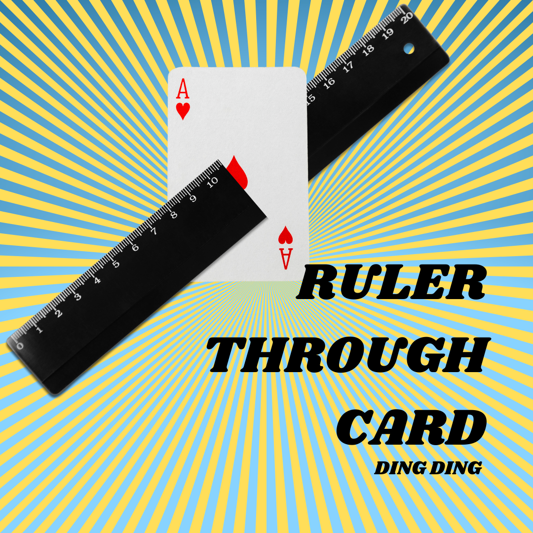 Ruler Through Card